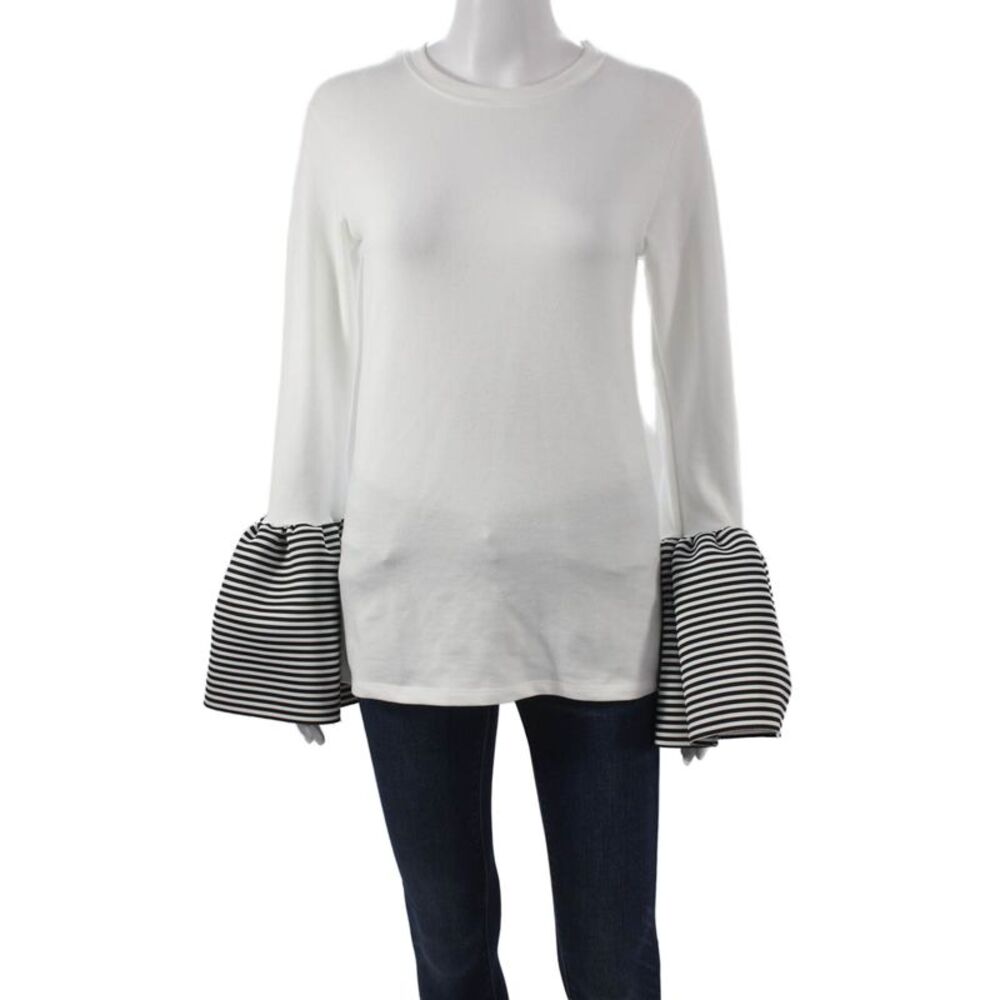 Style Mafia Womens Basic Multicolor Crew Neck Long Sleeve T-Shirt Size M